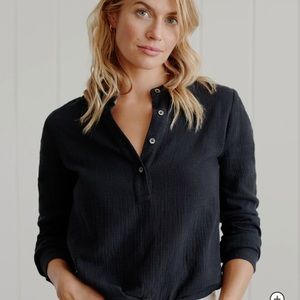 Jenni Kayne Olive Green Muslin Tunic